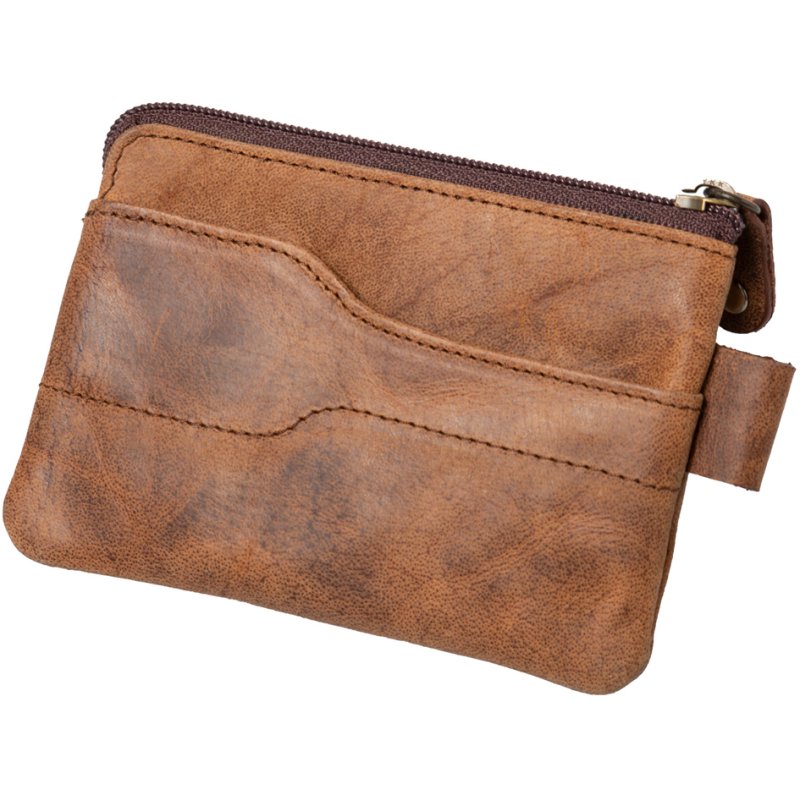 Alassio sleuteletui, leder, zwart, 100×75×10 mm