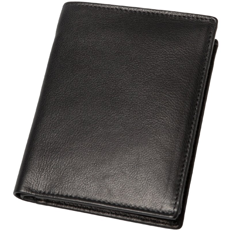 Alassio portemonnee staand formaat, leer, bruin, 95×25×120 mm