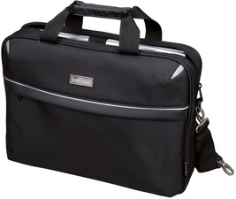 LiGHTPAK notebooktas Sierra, polyester, zwart, 17 inch