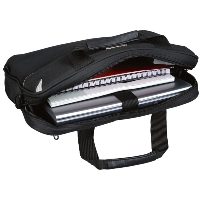 LiGHTPAK sacoche pour ordinateur portable Sierra, polyester, noir, 17 pouces
