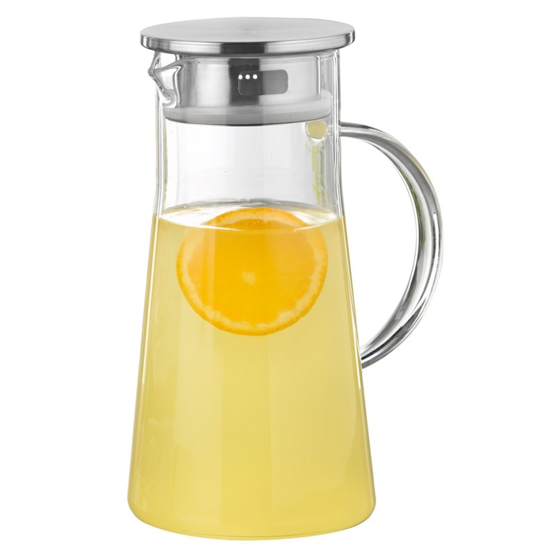 Esmeyer carafe en verre Porto, avec poignée, 1,0 litre