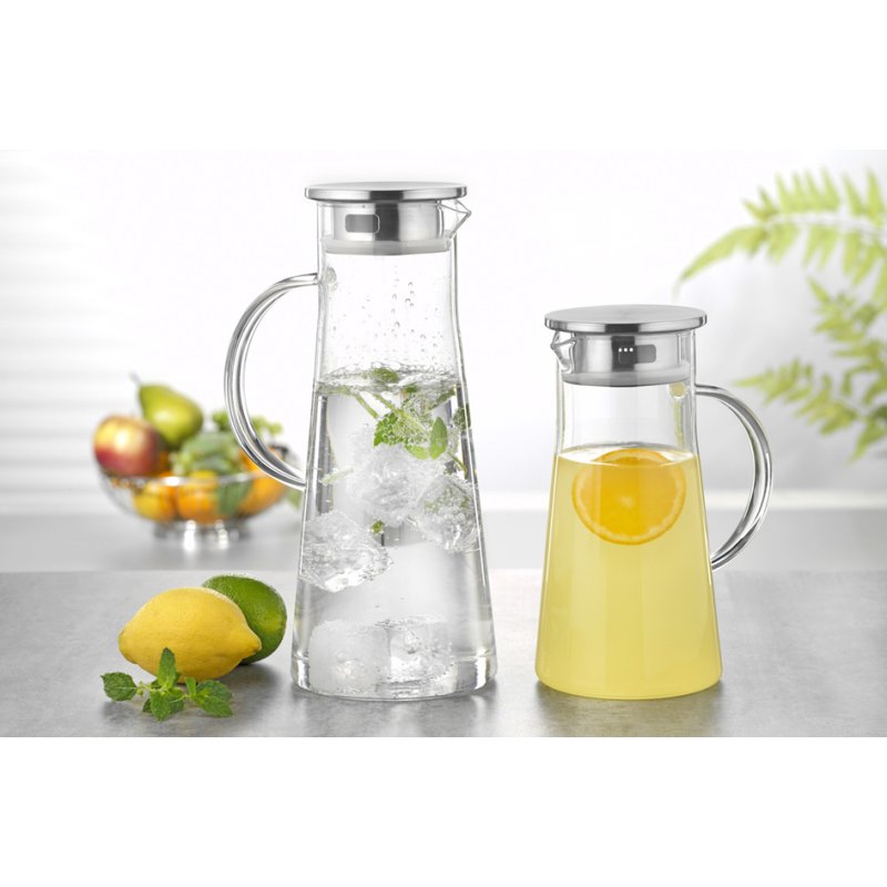 Esmeyer carafe en verre Porto, avec poignée, 1,0 litre