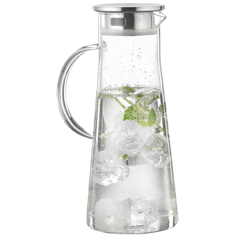 Esmeyer carafe en verre FARO, avec poignée, 1,7 litre