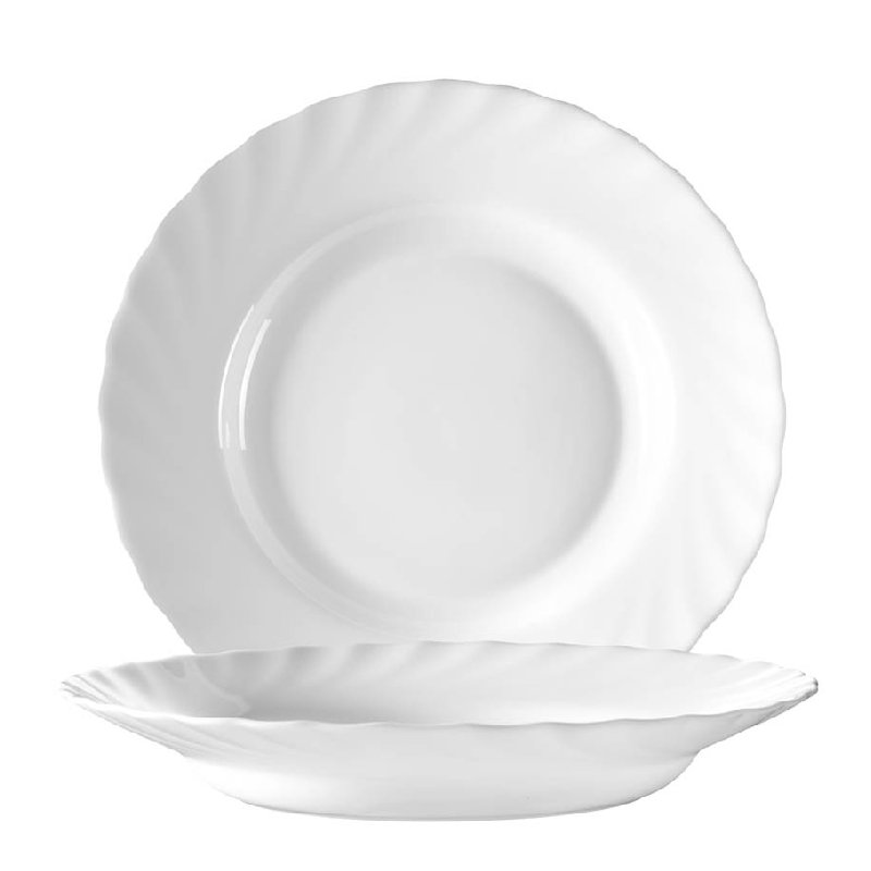 Esmeyer Arcoroc saladier TRIANON, verre trempé, 240 mm, blanc