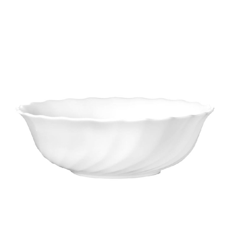 Esmeyer Arcoroc saladier TRIANON, verre trempé, 240 mm, blanc