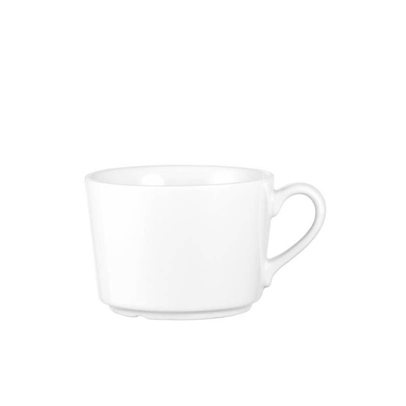 Esmeyer sous-verres à café HEIKE, blanc, 150 mm, 6 pièces