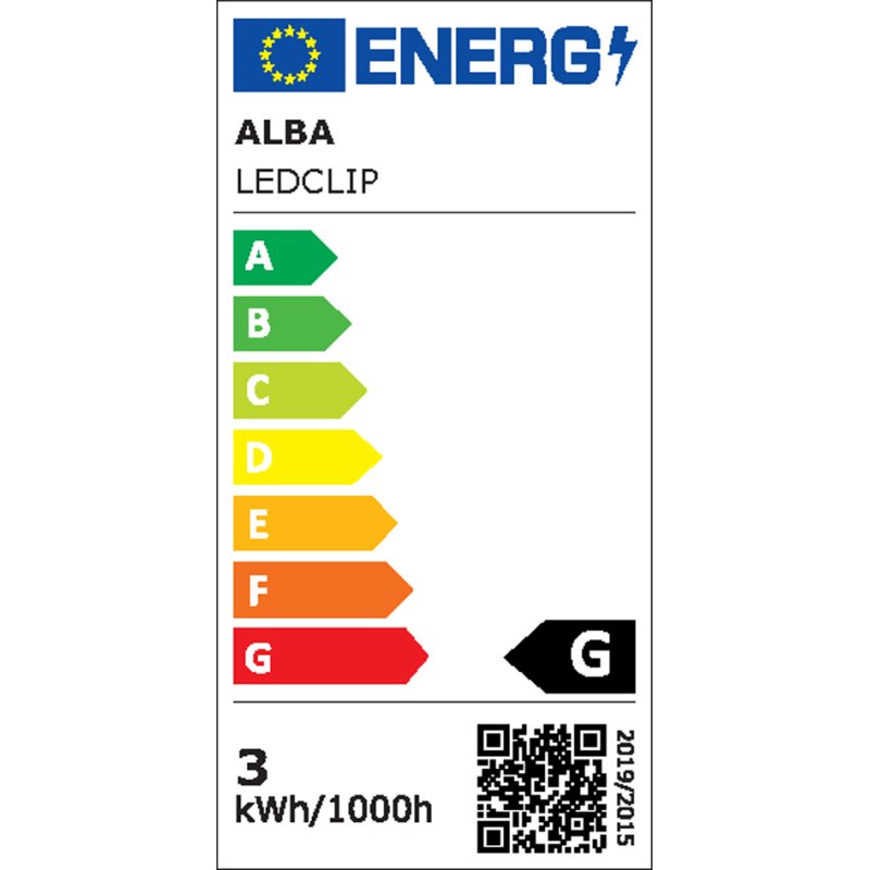 ALBA LED leeslamp LEDCLIP, oplaadbaar, flexibele arm, zwart