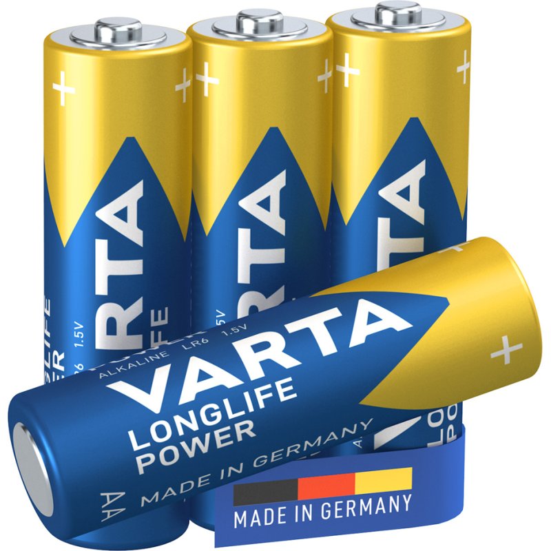 VARTA alkaline batterijen AA Longlife Power, 1,5 volt, 10 stuks