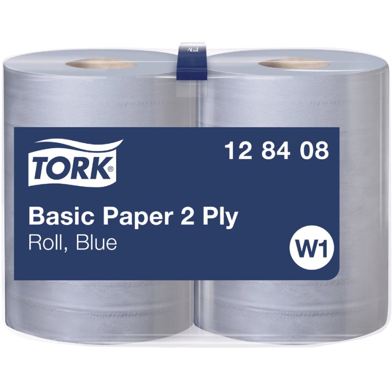 Tork universele reinigingsrol, 2-laags, blauw, 340 m