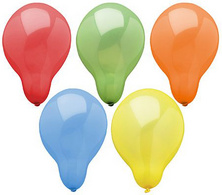 PAPSTAR ballonnen gekleurd sortiment, diameter 160 mm, 25 stuks
