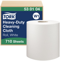 Tork reinigingsrol, 1-laags, wit, 270 m