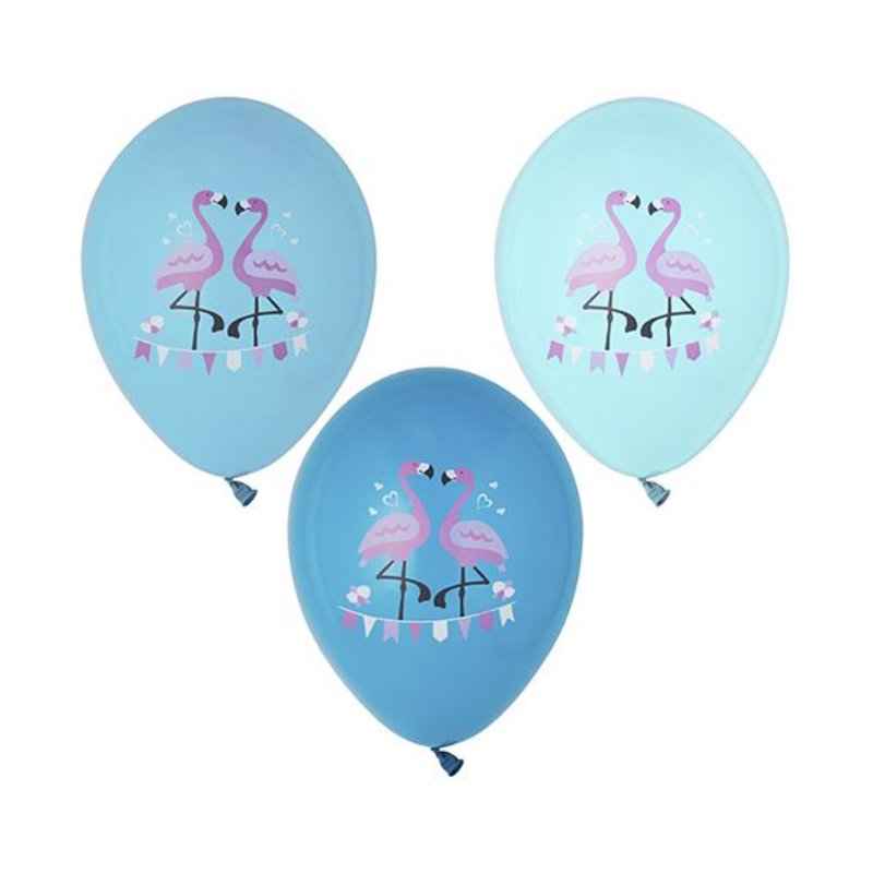 PAPSTAR ballons Flamingo, couleurs assorties, 290 mm, 6 pièces