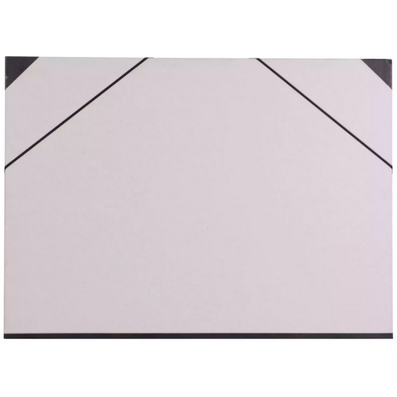 Clairefontaine tekenmap, grijs, stabiel kraftpapier met zuurvrij binnenpapier