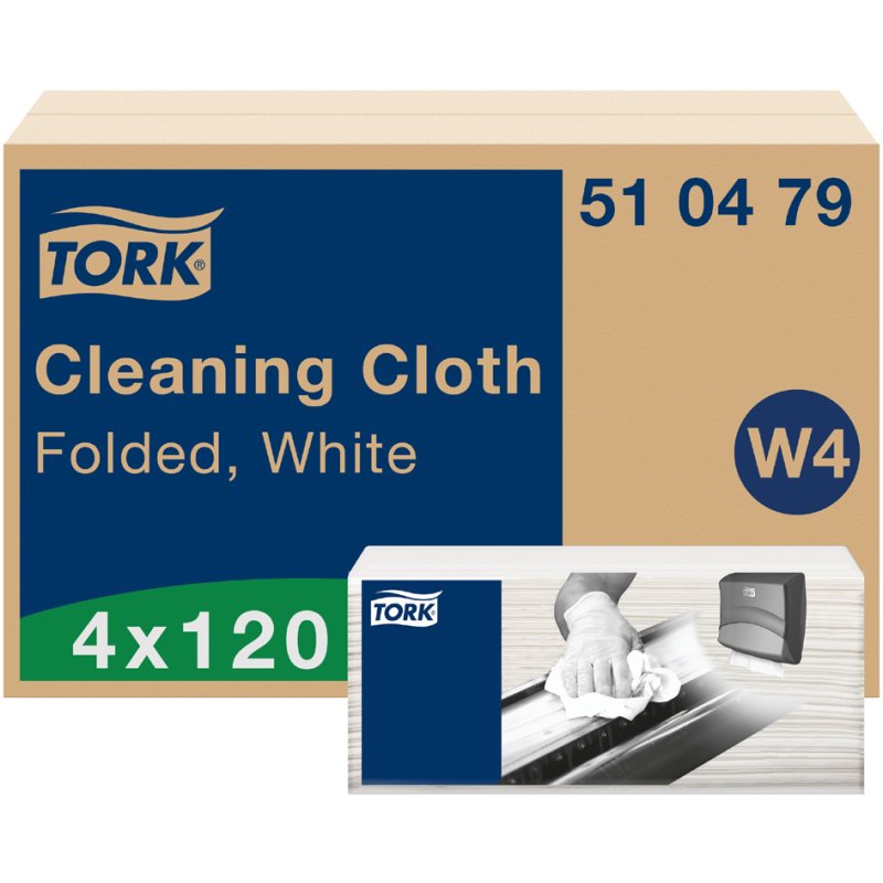 Tork allesdoekjes premium, wit, 415×355 mm, W4 systeem