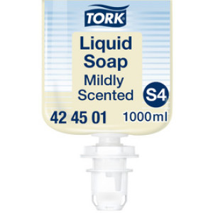 Tork vloeibare zeep mild geparfumeerd, S4 systeem, parelmoer, 1000 ml