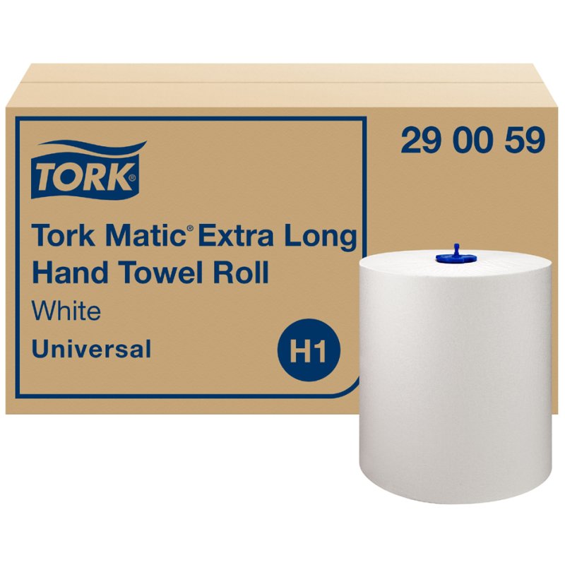 Tork Matic rouleau d'essuie-mains, 1 pli, blanc, 280 m