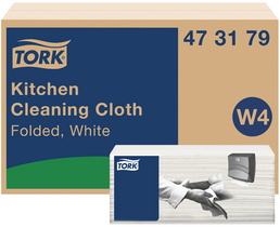 TORK keukenreinigingsdoeken, 355 × 415 mm, wit, premium kwaliteit