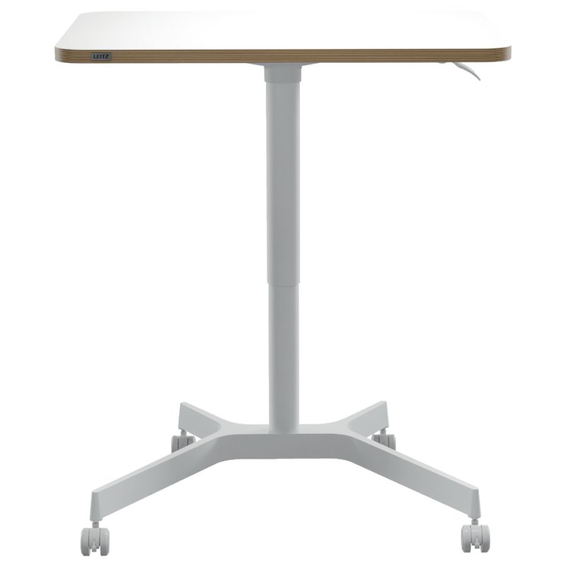 LEITZ bureau assis-debout Ergo Compact, blanc, réglage hauteur 750-1140 mm