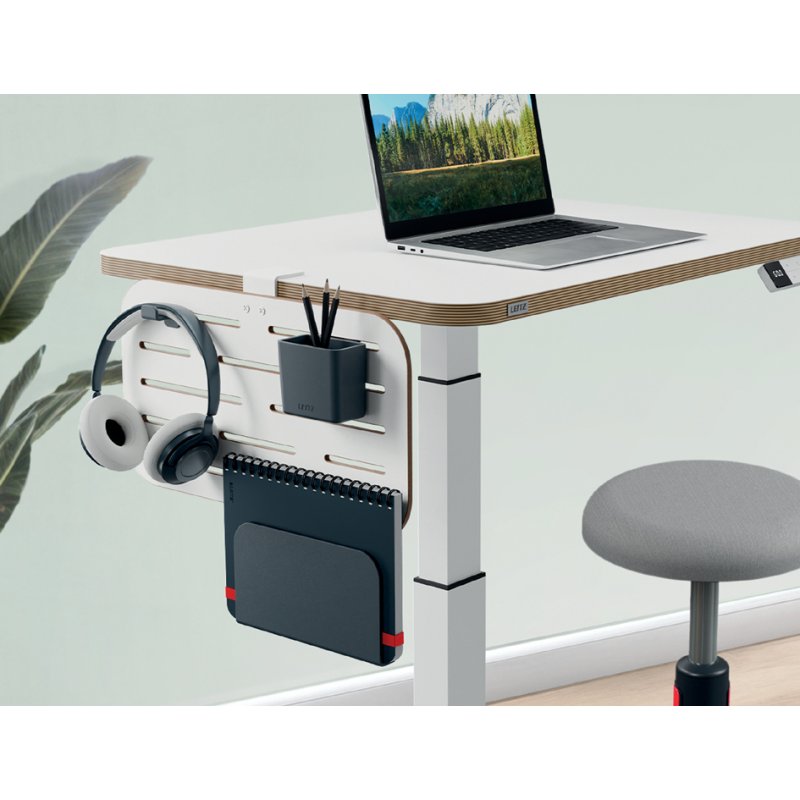 LEITZ Pegboard organiseur de bureau petit, blanc, 420×250 mm