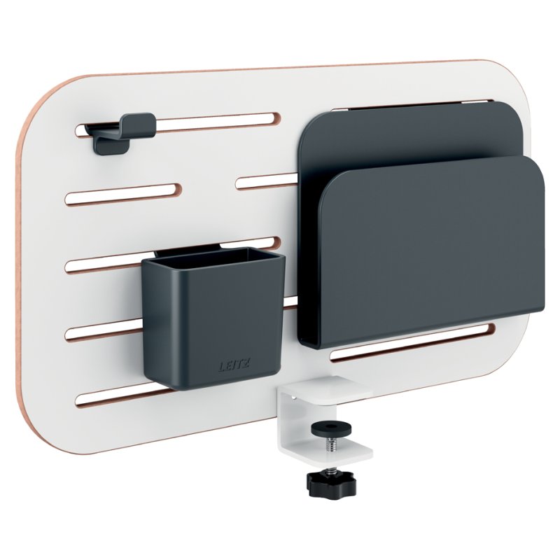 LEITZ Pegboard organiseur de bureau petit, blanc, 420×250 mm