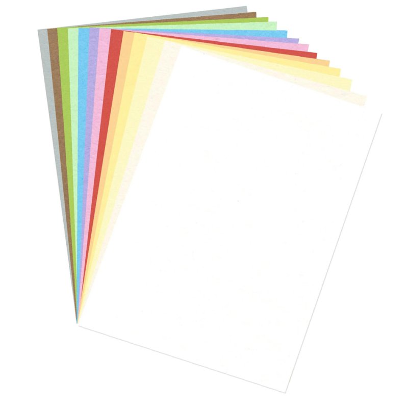 Clairefontaine papier couleur MAYA A4, 270 g/m², couleurs pastel, 25 feuilles