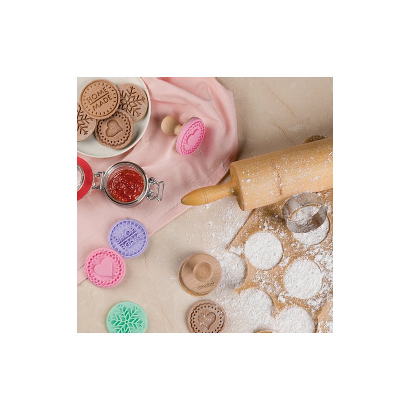trodat koekjesstempelset Cookie Stamp, 3 motieven, 60 mm, 9 sets