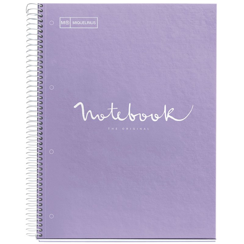 MIQUELRIUS collegeblok Notebook EMOTIONS, A4, lichtblauw, geruit, 120 vel