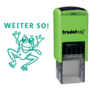 trodat 4922 PRINTY motivatiestempel, zelfinkend, 19 × 19 mm, lama motief mint