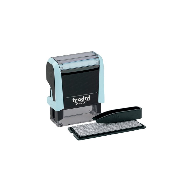 trodat tekststempel-set Printy 4911 Typomatic, zelf samen te stellen, 38×14 mm, zwart