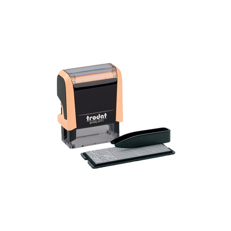 trodat tekststempel-set Printy 4911 Typomatic, zelf samen te stellen, 38×14 mm, zwart