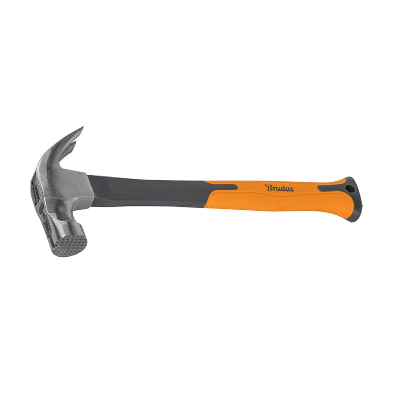 Bradas marteau de maçon, 450 g, manche en fibre de verre, anthracite/orange