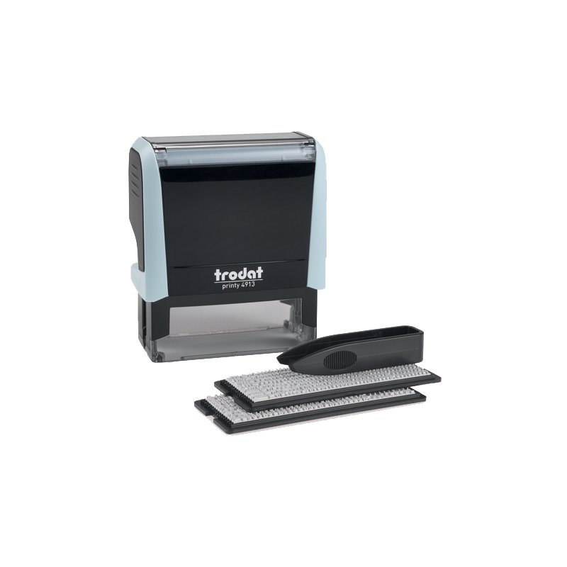 trodat textstempel-set Printy 4913 Typomatic, zelfinkend, 57×21 mm, pastelroze