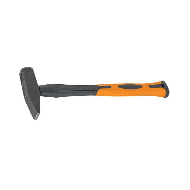 Bradas marteau de démolition 500g, manche en fibre de verre, anthracite/orange