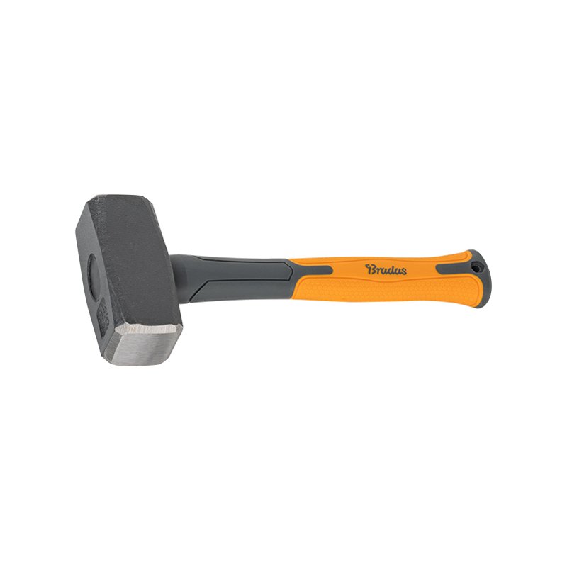 Bradas sledgehammer, 1000 g, anthracite/orange, fibreglass handle