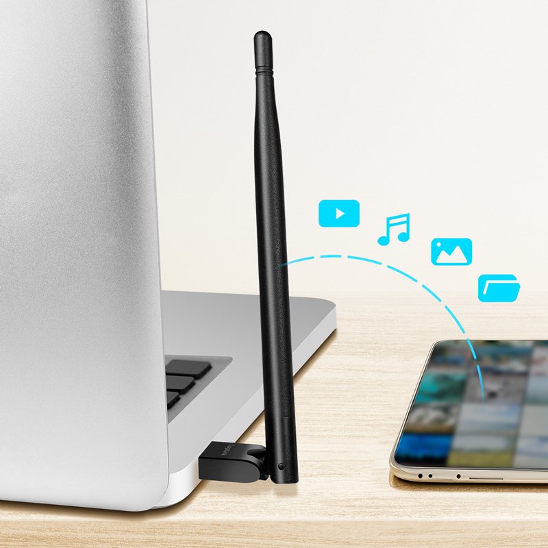 LogiLink Adaptateur USB Bluetooth 5.3 avec antenne, noir, portée 150 m