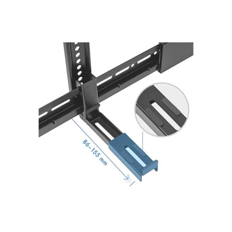 LogiLink universal soundbar holder, black, 15 kg load capacity, VESA compatible