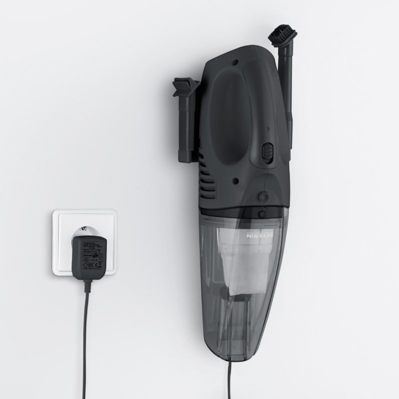 SEVERIN aspirateur à main sans fil S'Power home&car, noir-mat, batterie Li-ion 7,4V