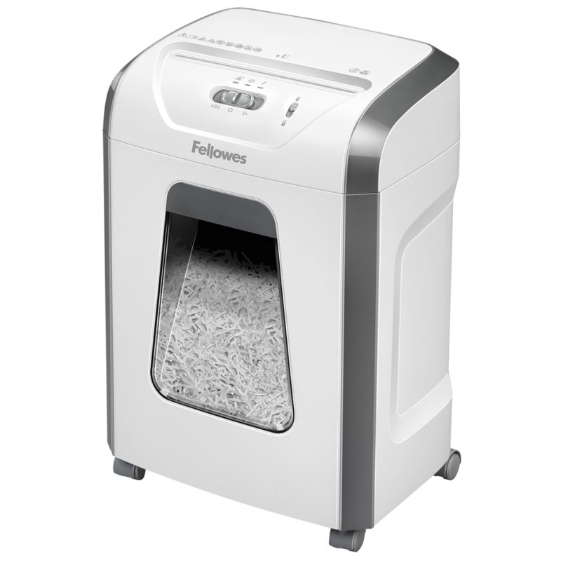Fellowes Powershred 15C paper shredder, white, P-4, 15 sheets