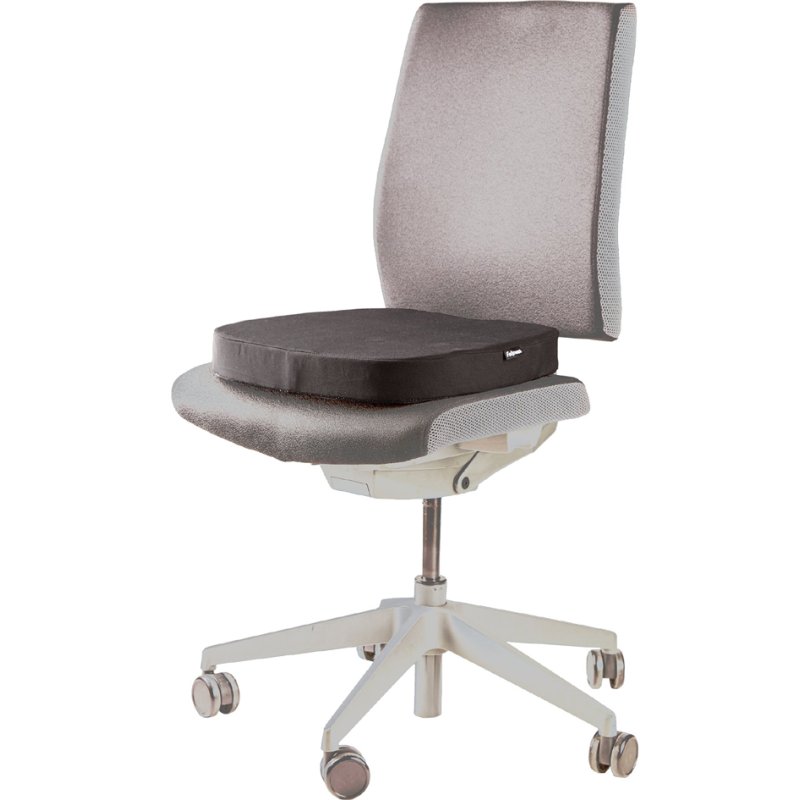 Fellowes coussin d'assise Breyta, noir, mousse, 43×43×6 cm