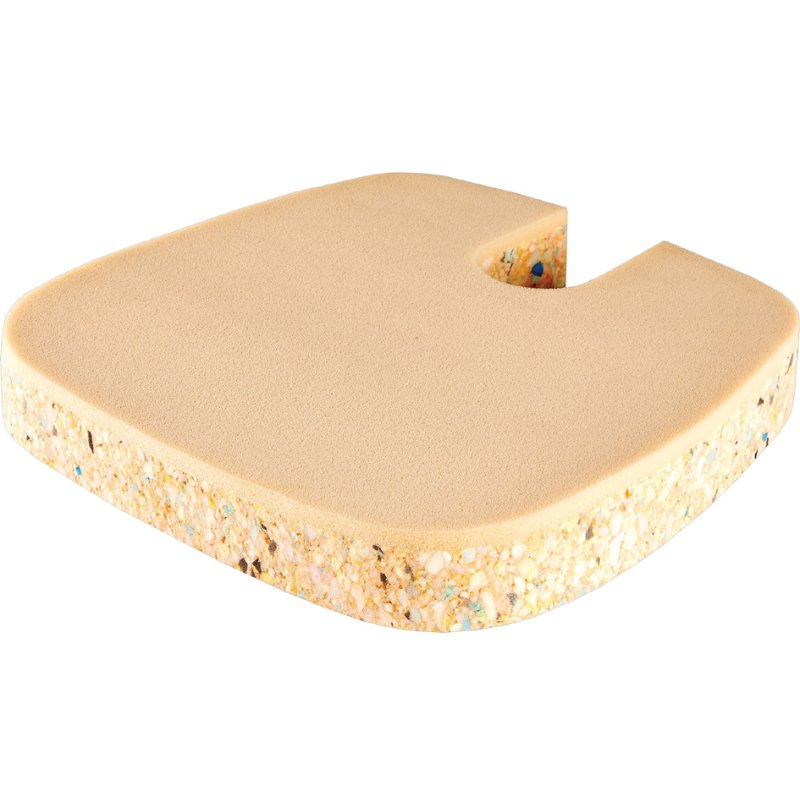 Fellowes coussin d'assise Breyta, noir, mousse, 43×43×6 cm