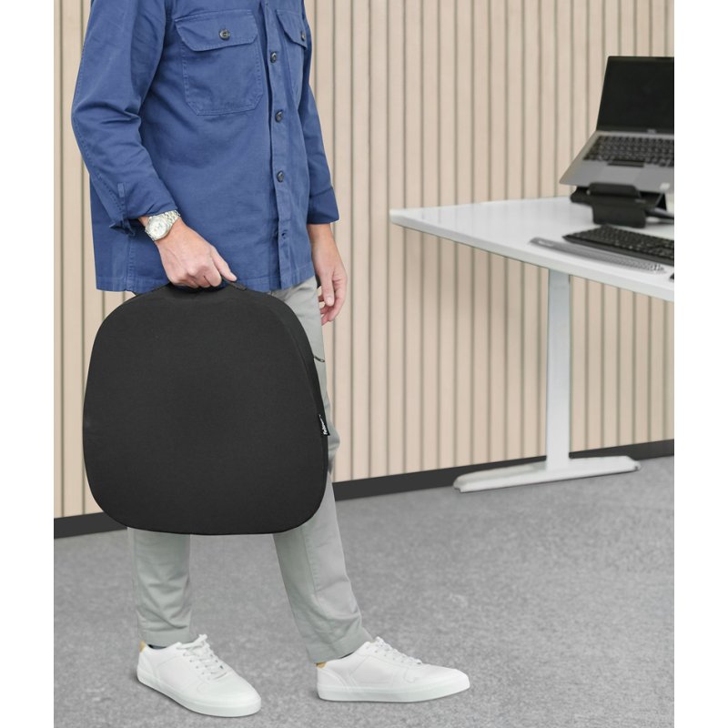 Fellowes coussin ergonomique Breyta, mousse, polyester recyclé, noir