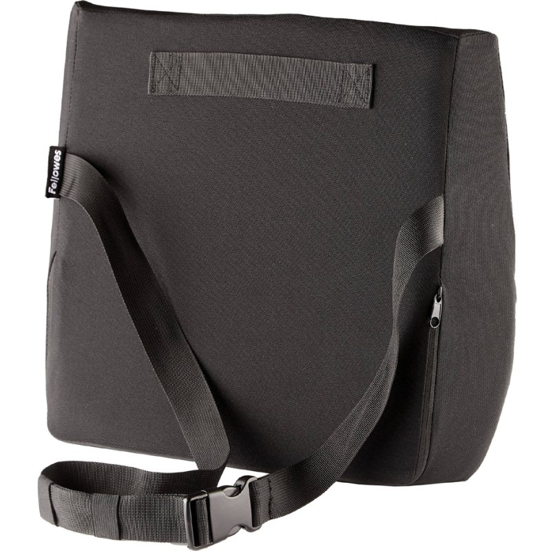 Fellowes back cushion Breyta, foam, black, 38×7×33 cm
