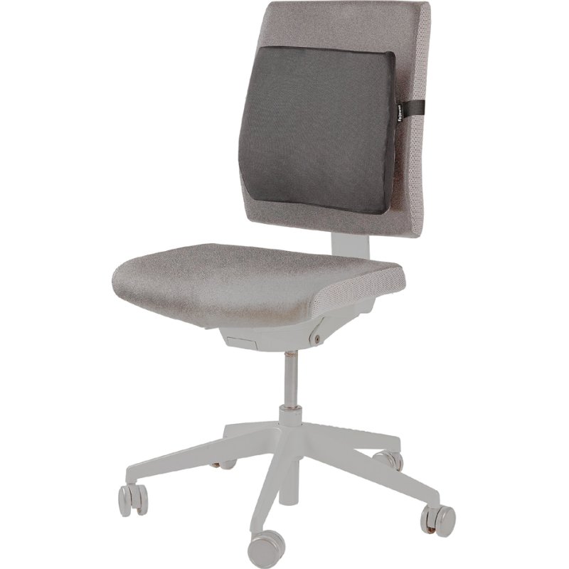 Fellowes back cushion Breyta, foam, black, 38×7×33 cm