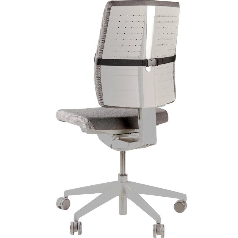 Fellowes lumbar cushion Breyta, foam, adjustable strap, black