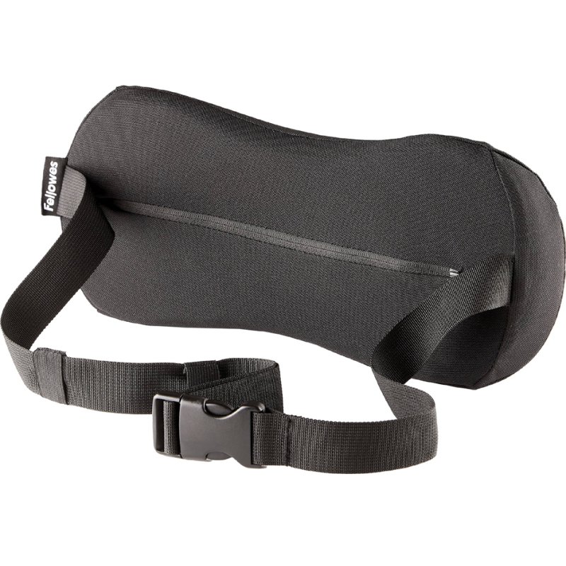 Fellowes lumbar cushion Breyta, foam, adjustable strap, black