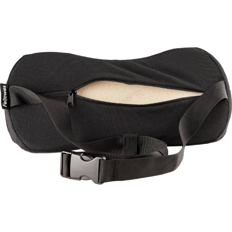 Fellowes lumbar cushion Breyta, foam, adjustable strap, black
