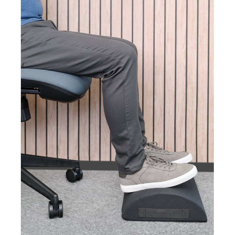 Fellowes repose-pieds Breyta, fonction bascule, 450 × 300 × 100 mm, noir
