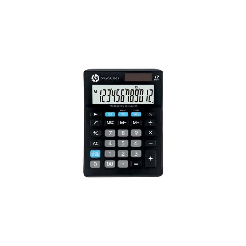 HP Bureaurekenmachine OfficeCalc 100 II, zwart, 12-stellig