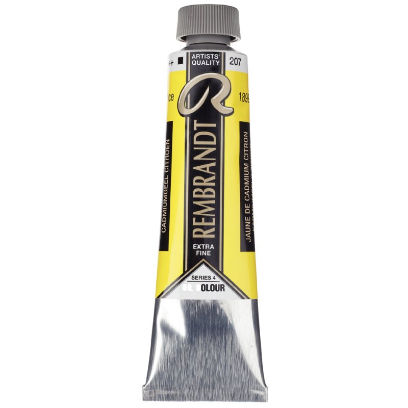 Royal Talens Rembrandt peinture à l'huile, jaune de cadmium moyen, 40 ml