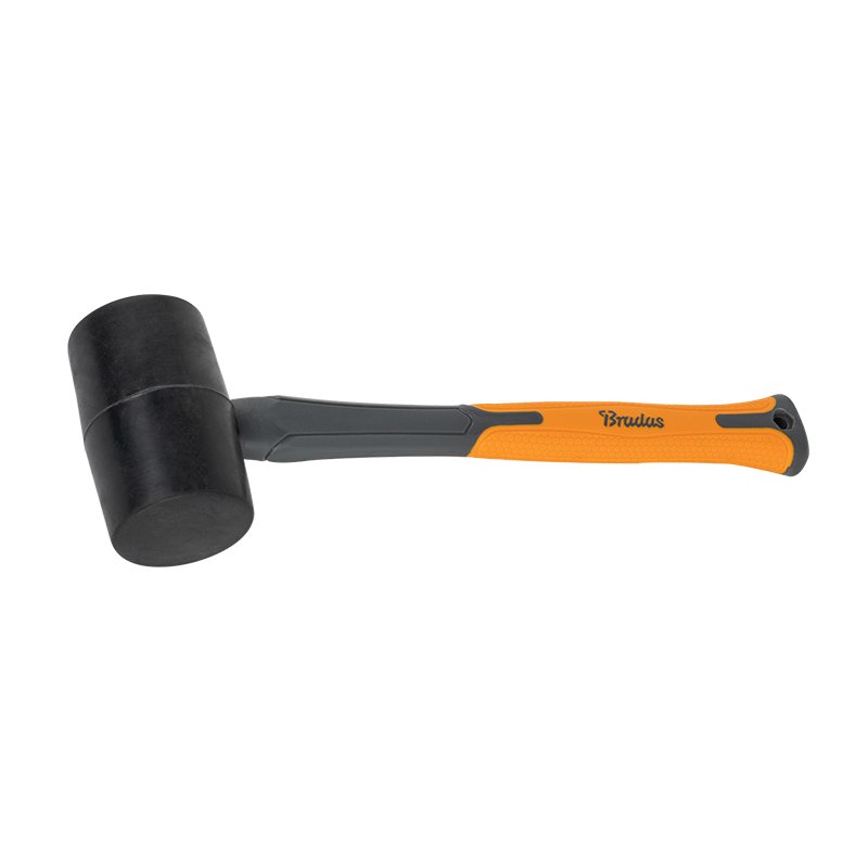 Bradas maillet en caoutchouc, 450g, anthracite/orange, 340mm